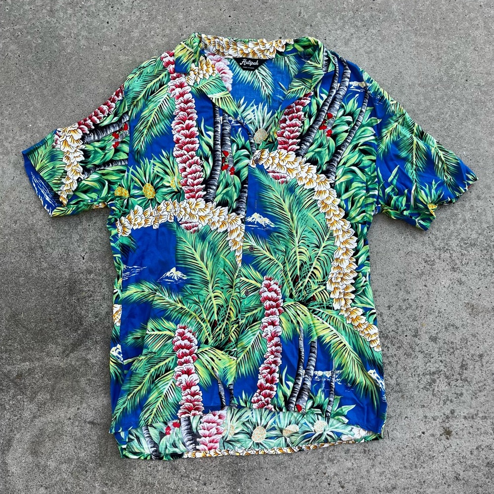 Vintage 1980s Hutspak Women’s Hawaiian Shirt